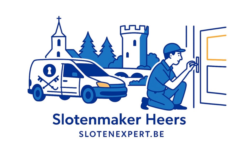 slotenmaker heers aan het werk