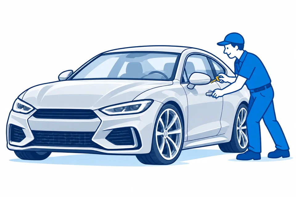 SlotenExpert-illustratie: auto openen